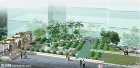 学校环境规划效果图