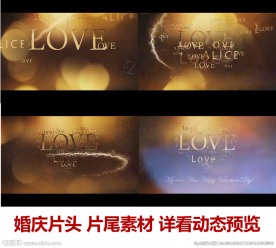 婚庆片头素材