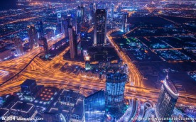 迪拜夜景