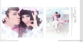 婚纱情侣照艺术写真相册模版