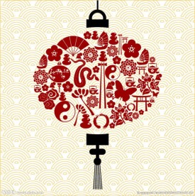 中国结动物图标组合