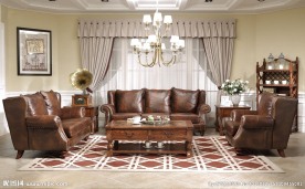 美式沙发