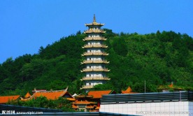 山水风光 千佛塔