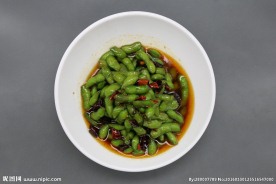 凉拌毛豆