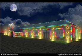 亮化效果图