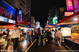 台湾高雄六合观光夜市