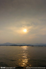 西湖日落