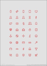 简单线图标组4（PSD+AI）