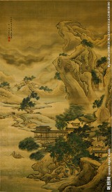 四景山水之山雨欲来图