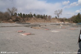 假山风景   圆明园   石头