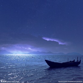 海上小舟