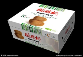 猕猴桃包装盒 效果图