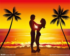 黄昏美景 大海风景