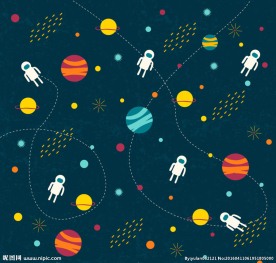 宇宙元素无缝背景