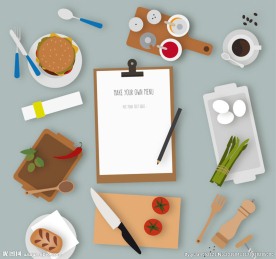 烹调菜谱创作插画
