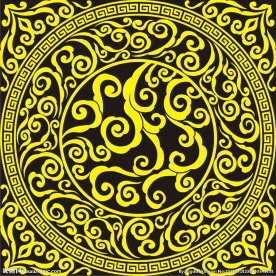 祥云团花(祥纹)