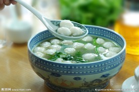 高汤鱼丸
