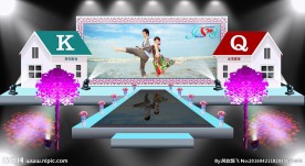 婚礼舞台现场布置