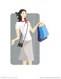 时尚女郎购物