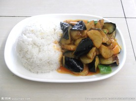 地三鲜盖饭