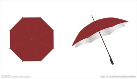 雨伞模板