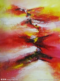 抽象油画