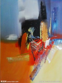抽象油画
