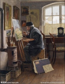 人物画家油画