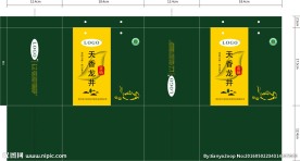 龙井手提袋（平面图）