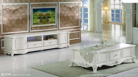 欧式茶几电视柜