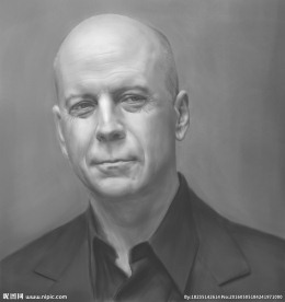 布利斯威利斯手绘头像