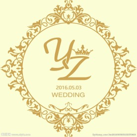 婚礼矢量LOGO