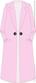 大衣款式图