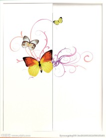 小清新彩绘移门