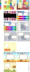 毕业相册 缤纷 全套模版