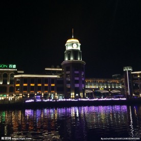 摩天轮 夜晚 风景