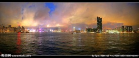 维多利亚港夜景