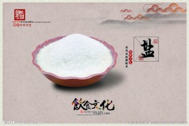 食用盐食品文化海报