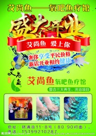 艾尚鱼宣传单