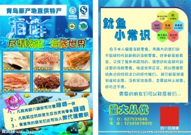 海鲜海报 海鲜宣传单