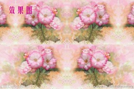 粉色水彩花特效视频