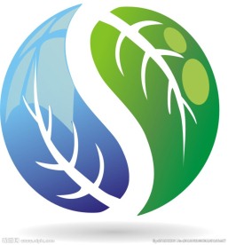 圆形树叶logo