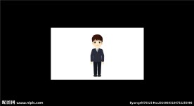 人物演讲手势flash动画