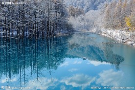 湖泊背景