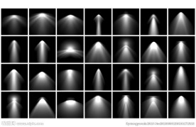 多款展示射灯PS笔刷