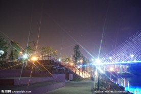迎客公园夜景