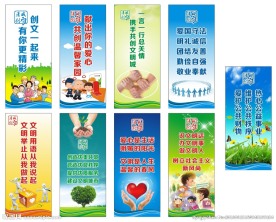 文明城市展板图片