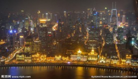 上海浦西夜景