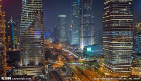 上海陆家嘴夜景