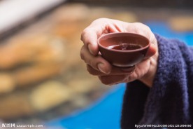 泡温泉饮茶